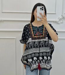Эксклюзивная шикарная блуза из таиланда в стиле zara h&m mango