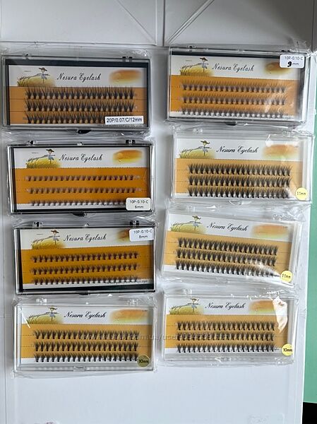 Накладные ресницы пучки nesura