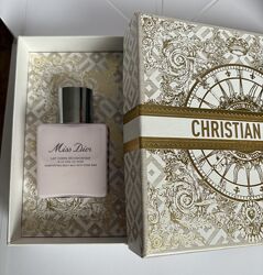 Люксовое молочко для тела dior miss dior comforting body milk with rose wax