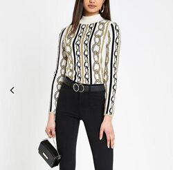 Яркий стильный гольф водолазка джемпер River Island