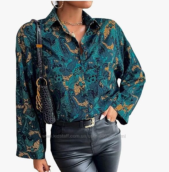 стильна яскрава блуза 