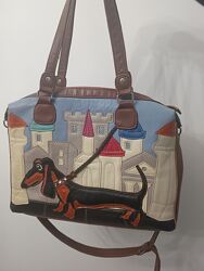 дизайнерська шкіряна сумка 