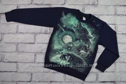 Джемпер двунитка без начеса Рисунок светится в темноте