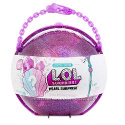 Большой шар Лол перл жемчужина L. O. L. Surprise Pearl Style LOL фиолетовая