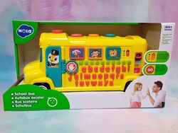 Музыкальная игрушка Hola Toys Автобус - свет, звук, английская озвучка  