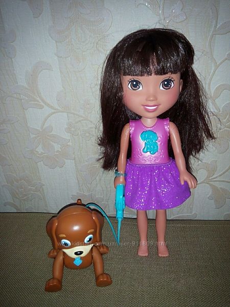 Интерактивная кукла Даша Дора и щенок Перрито