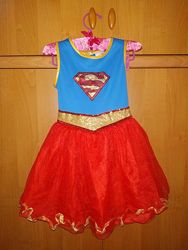 Платье, костюм сурер -герои для девочки