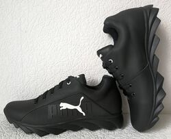 Мужские спортивные кроссовки туфли Puma E 100 Кожа Городской стиль пума,