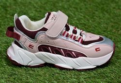 Стильные детские кроссовки для девочки аналог адидас Adidas розовые р32-37