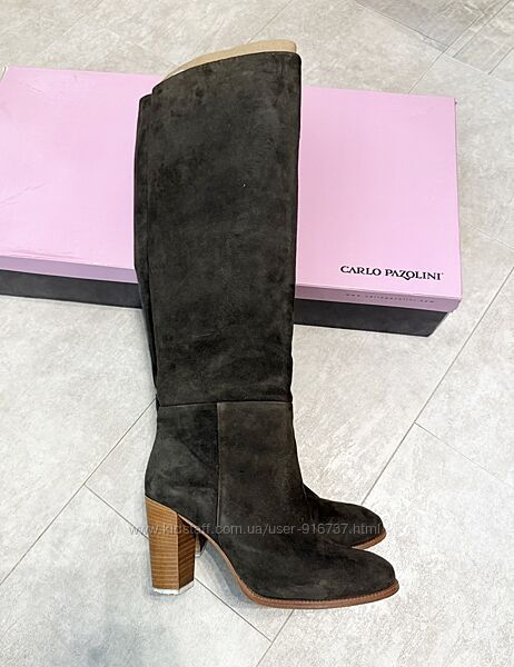 Стильні замшеві чоботи Carlo Pazolini 39