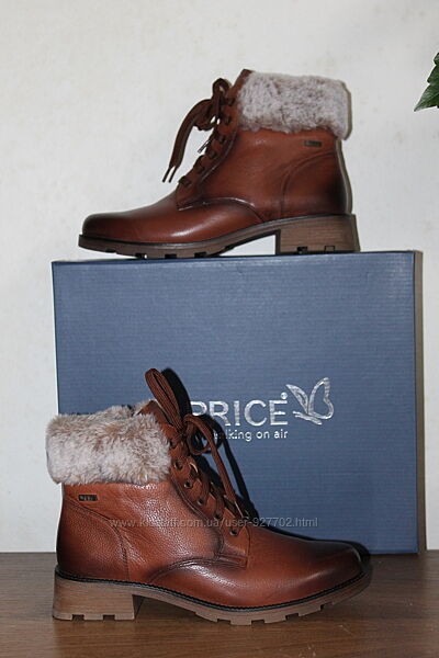 Шкіряні черевики з мембраною Caprice, 37.5 розмір