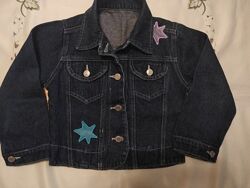 Стильна джинсова курточка  110-116 ріст