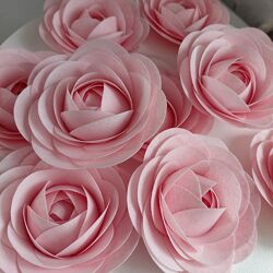 Вафельні квіти. Вафельний декор