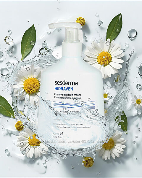 SesDerma HIDRAVEN Foamy Soapless Cream пінний крем для очищення без мила 