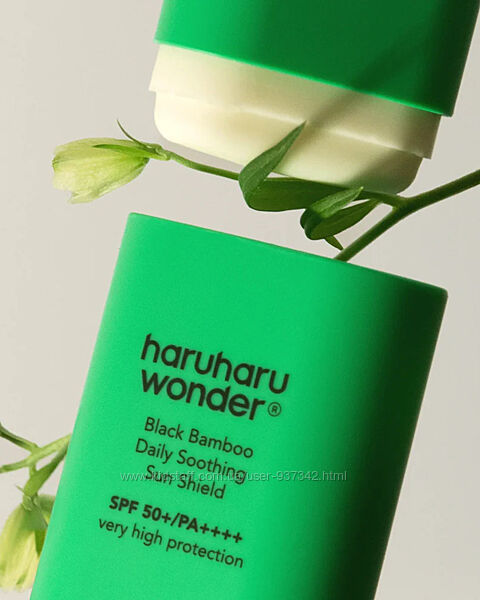 Haruharu Wonder Black Bamboo Daily Soothing SPF50 СПФ стік з бамбуком