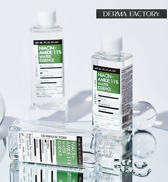 Осветляющий тонер-эссенция с ниацинамидом 11 DERMA FACTORY Niacinamide 11