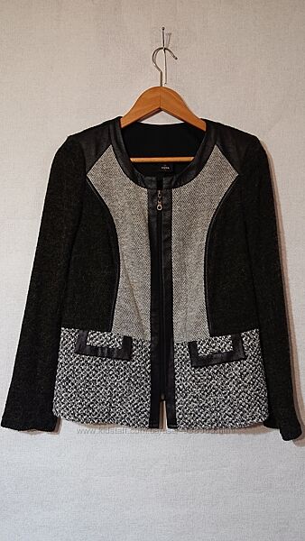 Женский жакет Yoppa Eur 42 L XL 48 50 пиджак кофта джемпер на молнии