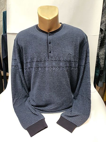 Красивый теплый батник великан турция байка свитер на кнопке