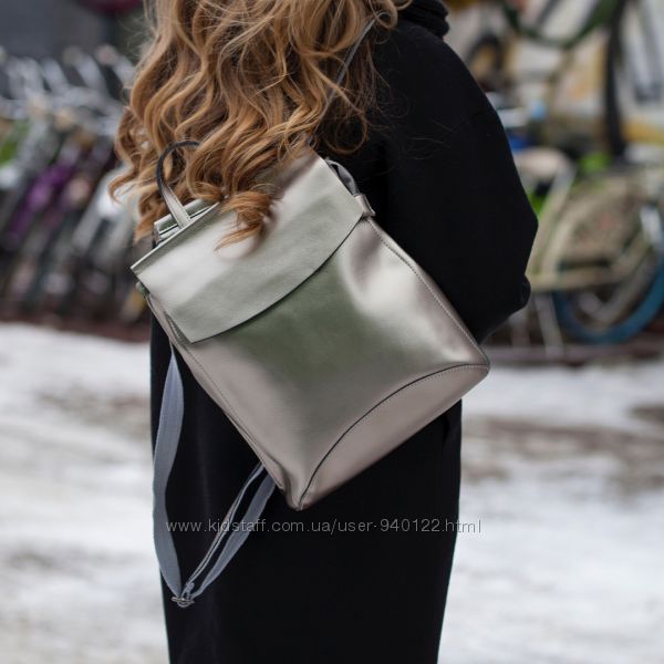 Сумка рюкзак Кожа , трансформер , интернет магазин сумок