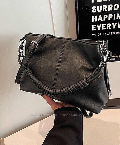 Вместительная сумка кросс-боди через плечо женская 26см не дорого