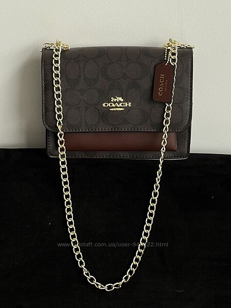 Жіноча сумка через плече крос-боді Coach Mini Klare маленька сумочка