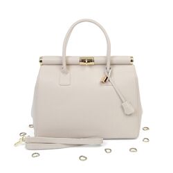 Шкіряна сумка містка жіноча , шопер Shopper Made in Italy саквояж сумка