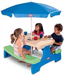 Столик для пикника Little Tikes Easy Store Лето с зонтиком 629952M