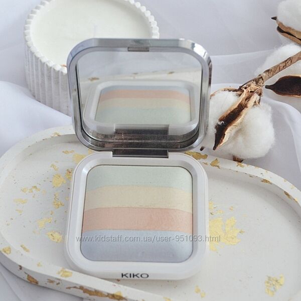 Запечена пудра, що підсвічує KIKO milano Colour Correction Face Fixing Powde