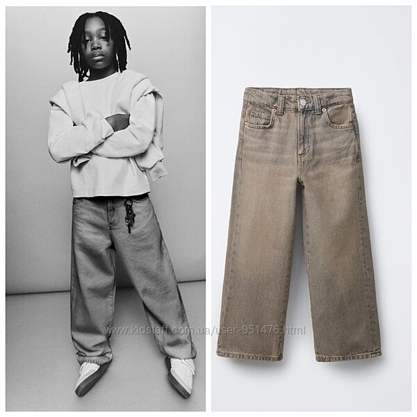 Джинси Wide Leg для хлопчика від Zara