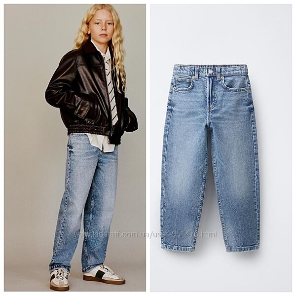 Джинси Mom Fit для дівчинки від Zara 