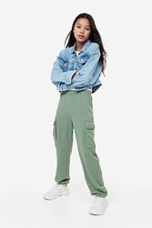 Спортивні штани джогери карго для дівчинки H&M