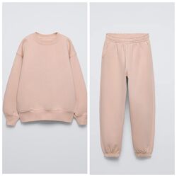 Спортивний костюм комплект світшот штани для дівчинки від Zara 