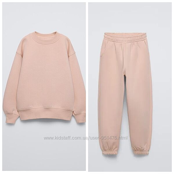 Спортивний костюм комплект світшот штани для дівчинки від Zara 