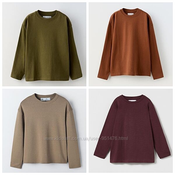 Базові реглани для хлопців від Zara