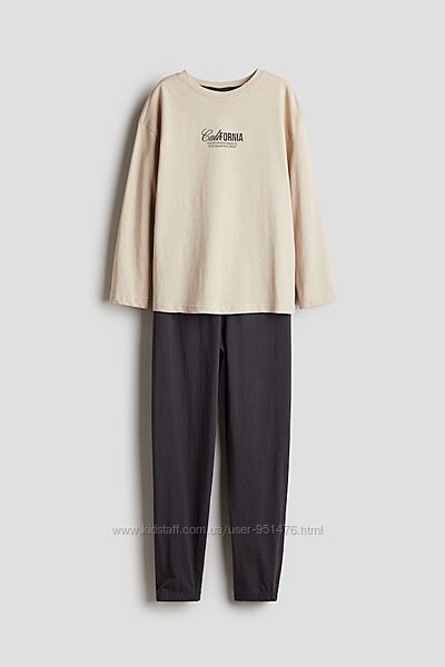 Піжами з бавовняного трикотажу для хлопця від H&M