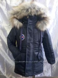 Зимняя куртка-парка для мальчиков р. 104-146