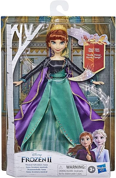 Поющая Кукла Анна 28 см Холодное Сердце 2 Frozen Musical Anna Doll Hasbro