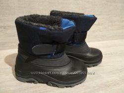 р. 24-25, 16, 5см, термо-ботинки сноубутсы на мороз и слякоть, Италия