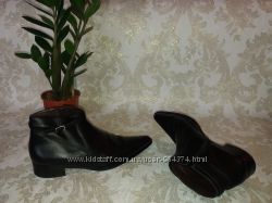 Стильные кожаные ботинки ботильоны caffe venezia р. 38  24 см