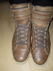Ботинки кожаные Converse. Индонезия. 24. 3 см