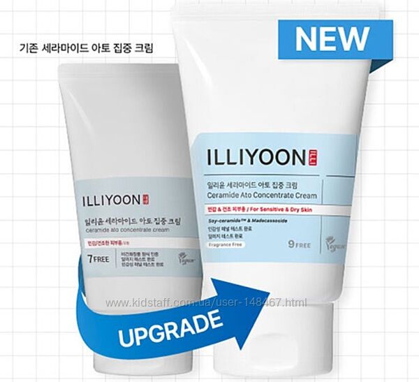 Концентрированный крем с керамидами ILLIYOON Ceramide Ato Concentrate Cream