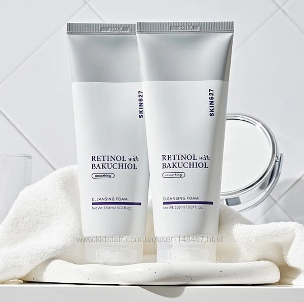 Пенка для умывания SKIN627 RETINOL with BAKUCHIOL Smoothing Cleansing Foam