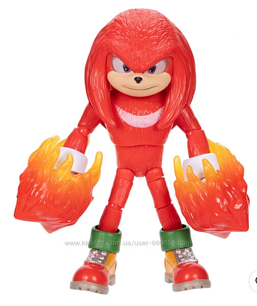 Фігурка Knuckles Fire Fist Sonic The Hedgehog 3 Movie Сонік Єхидна Наклз