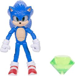 Соник 13 см Sonic the Hedgehog 3 with Master Emerald  Їжачок Сонік Смарагд