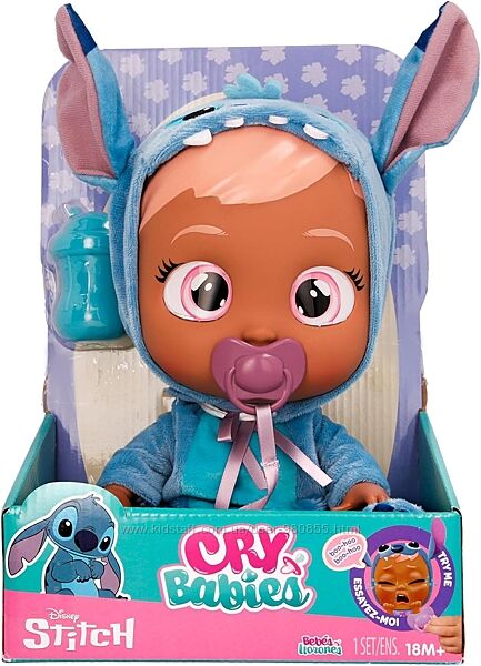 Інтерактивна Cry Babies Disney Stitch Пупс, що плаче. Плакса Стіч Дісней
