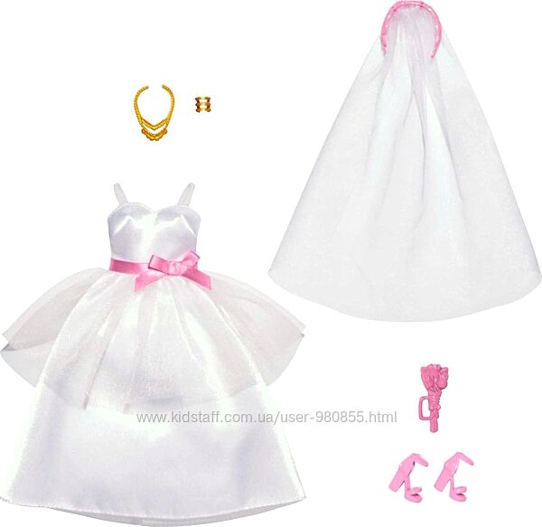 Барбі Весільний набір нареченої Barbie Bridal Pack with Wedding Dress