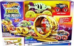 Трек Hot Wheels Monster Trucks Power smashers Заряджай та переслідуй 