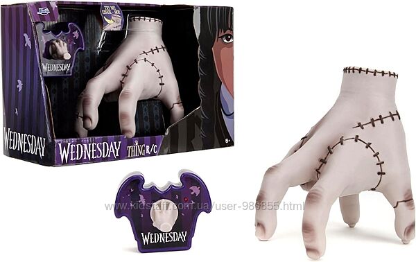 Інтерактивна іграшка на р/к Венздей Річ Wednesday Addams Thing RC Jada Toys