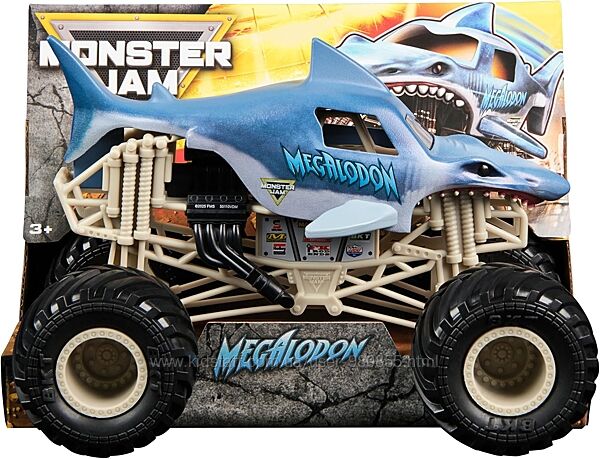 Монстр трак Мегалодон Monster Jam, Megalodon Monster Truck Вантажівка акула