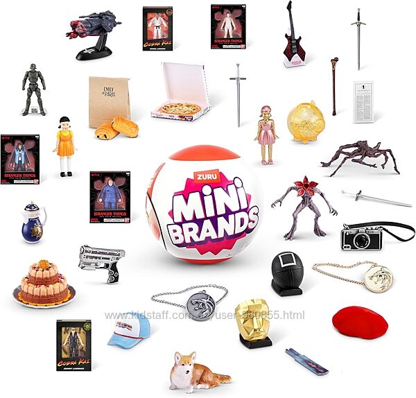 Фігурка-сюрприз Mini brands Netflix Капсула герої Нетфлікс мініатюри